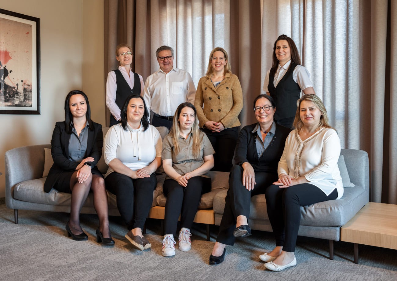 Johanna Köckeis-Grüner and her team - We are your wish fulfillers at Hotel Turmhof in Gumpoldskirchen