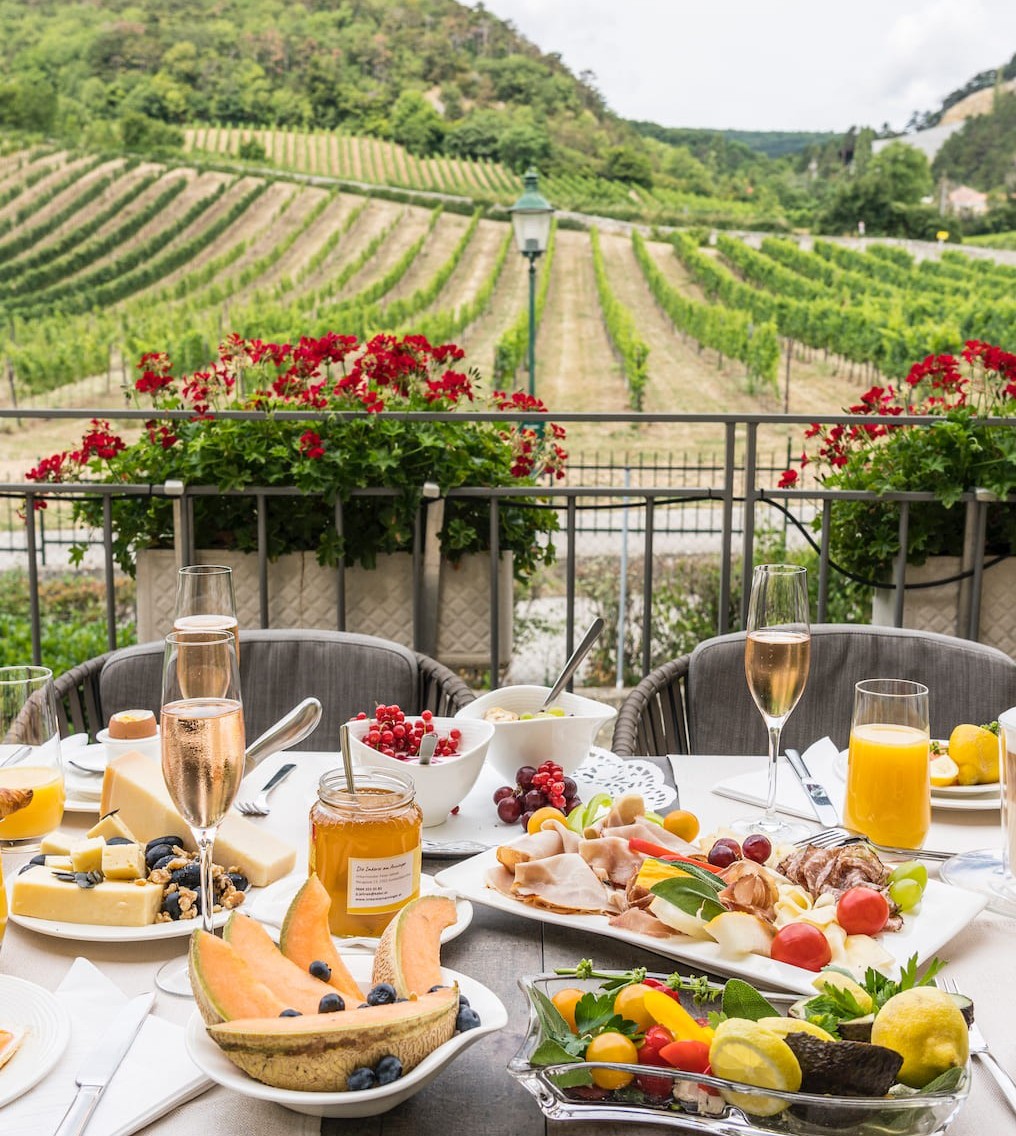 Enjoy a wonderful breakfast on our terrace